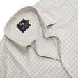 Checks Cream Shirt : Business