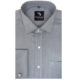 Self Design Gray Shirt : Business