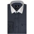 Self Design Dark Gray Shirt : Business