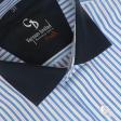 Stripes Blue Shirt : Business