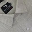 Self Design Fawn Shirt : Business