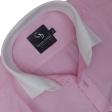 Self Design Pink Shirt : Business