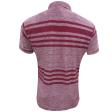 Stripes Maroon T-shirt : Regular