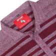 Stripes Maroon T-shirt : Regular