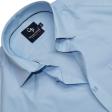 Plain Aqua Blue Shirt : Business