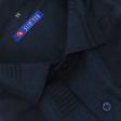 Self Design Navy Blue Shirt : Slim