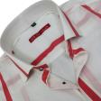 Print Cream Shirt : Slim