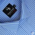 Stripes Navy Blue Shirt : Business