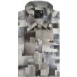 Print Brown Shirt : Party