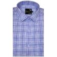 Checks Purple Shirt : Business