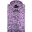 Print Purple Shirt : Party