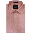 Checks Peach Shirt : Business