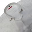 Self Design White Shirt : Slim