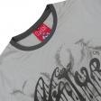 Print Gray T-shirt : Itutu (Slim Fit)