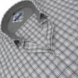 Checks Gray Shirt : Slim