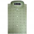 Print Green Shirt : Party