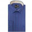Stripe Dark Blue Shirt : Business