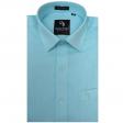 Plain Aqua Blue Shirt : Business