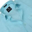 Plain Aqua Blue Shirt : Business