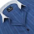Stripes Blue Shirt : Business