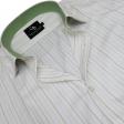 Stripe Light Gray Shirt : Business