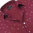 Print Maroon Shirt : Party