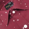 Print Maroon Shirt : Party