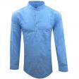 Kurti Blue Shirt : Slim