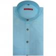 Plain Aqua Blue Shirt : Slim