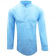Plain Aqua Blue Shirt : Slim