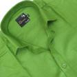 Self Design Light Green Shirt : Business