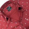 Print Maroon Shirt : Party