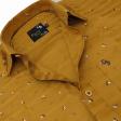Print Mustard Shirt : Party