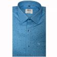 Print Blue Shirt : Ditto