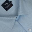 Self Design Blue Shirt : Business