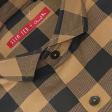 Checks Peach Shirt : Slim