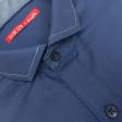 Combination Navy Blue Shirt : Slim