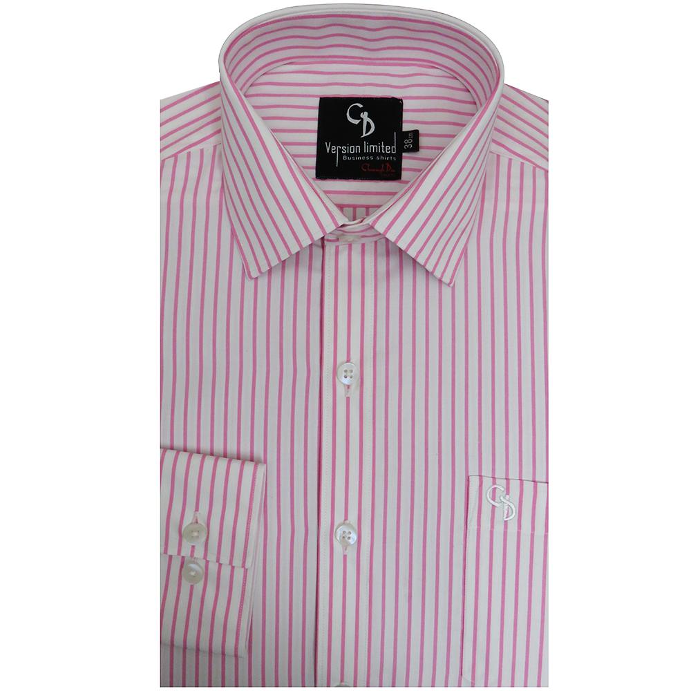 Charaghdin.com - Stripes Pink Shirt