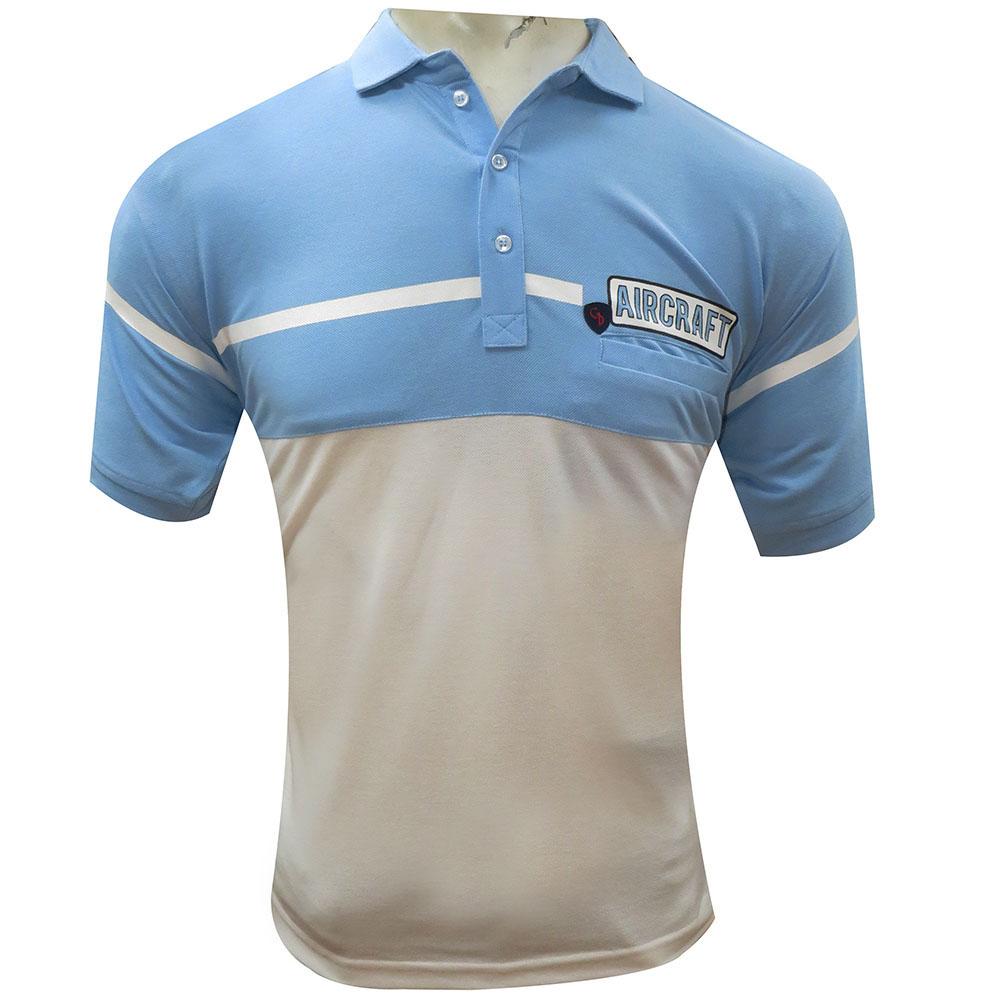Charaghdin Combination Aqua Blue T shirt charaghdin-combination-aqua-blue-t-shirt