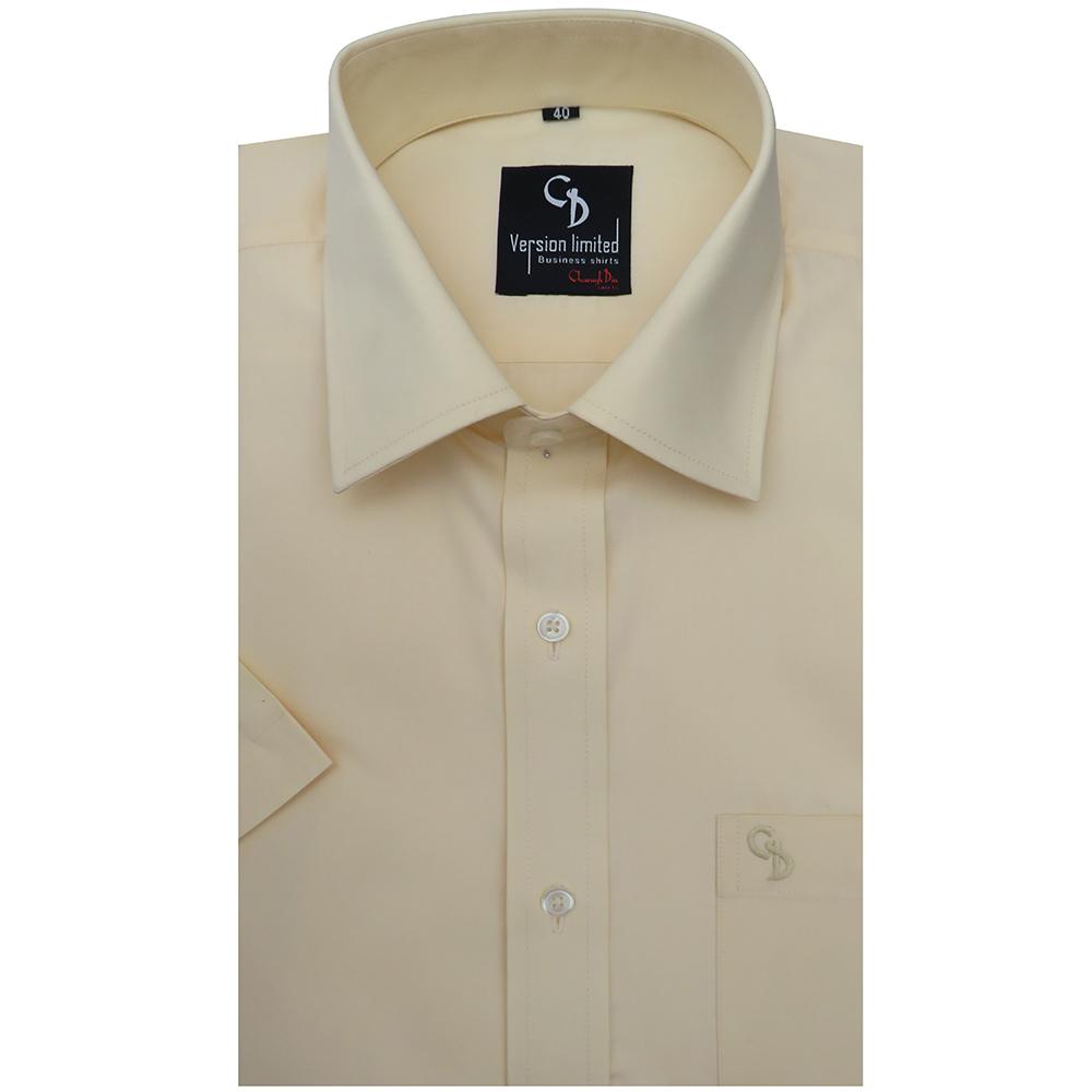 specifically designed for the modern man plain fawn cotton blended wrinkle free shirt,with matching buttons,wear with any colour trouser.