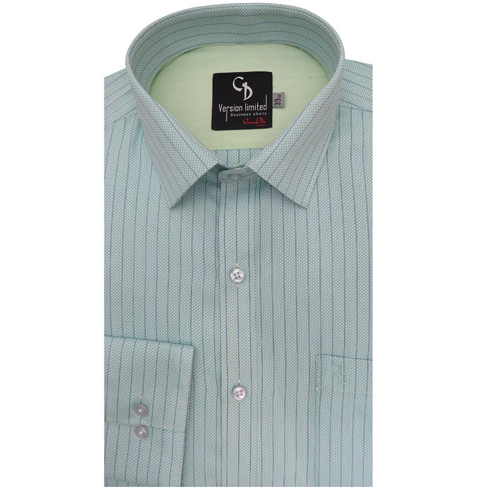 pista stripes crafted in a cotton blended fabric,This fine quality fabric further makes it comfortable to wear and easy to maintain.