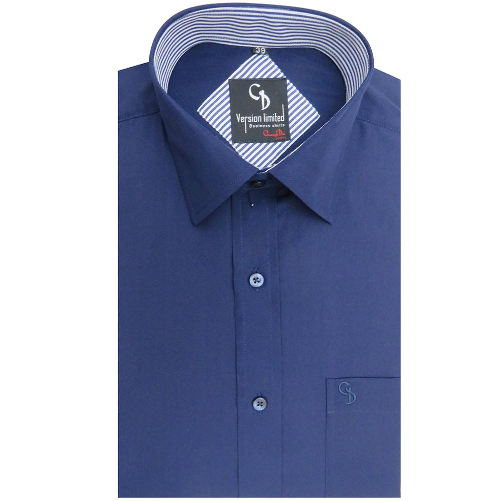 Charaghdin.com - Plain NAVY BLUE Shirt