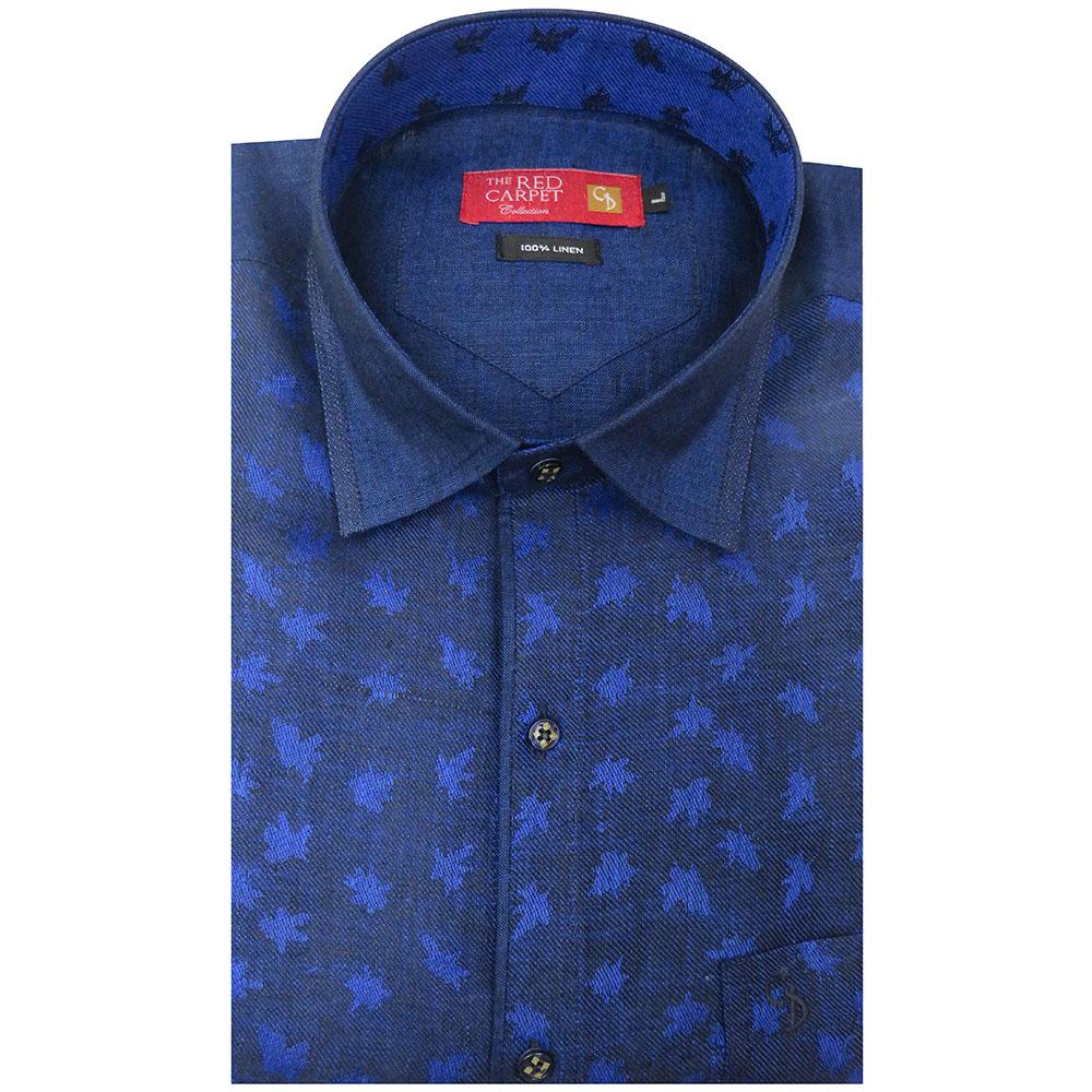 Charaghdin.com - Combination NAVY BLUE Shirt